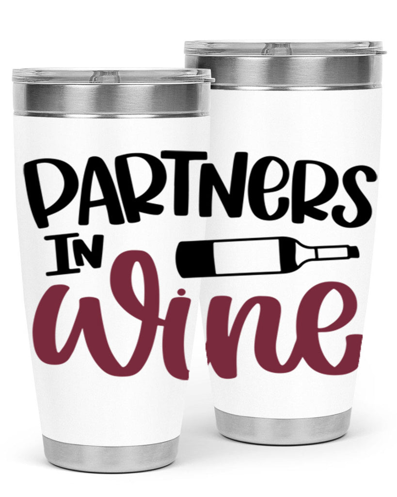 partners in wine 32#- wine- Tumbler
