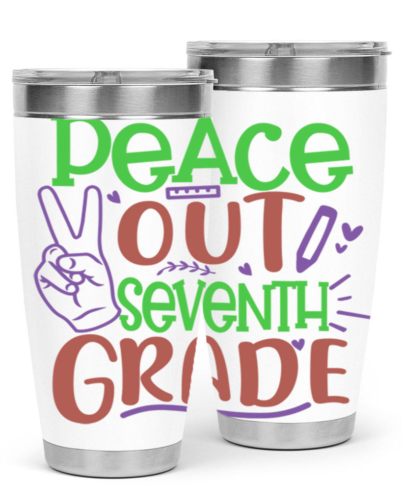 peace out 7th grade 2#- 7th grade- Tumbler