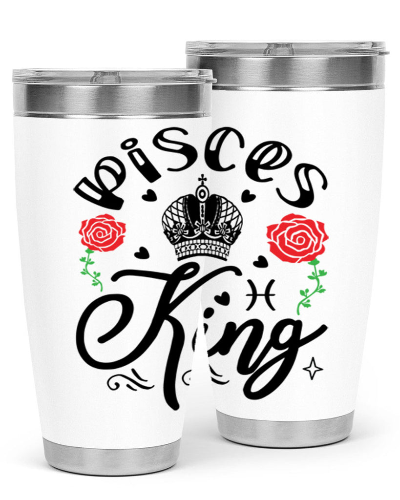 pisces king 375#- zodiac- Tumbler
