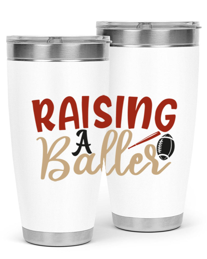 raising a baller 2278#- softball- Tumbler