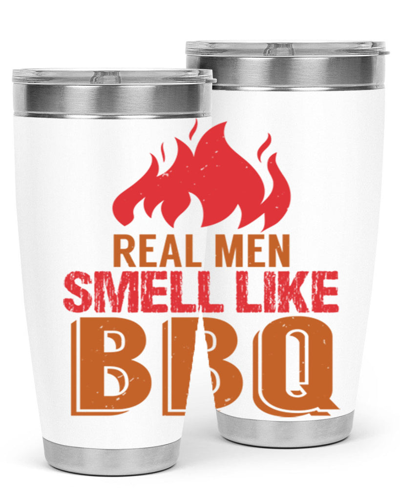 real men smell like bbq 16#- bbq- Tumbler