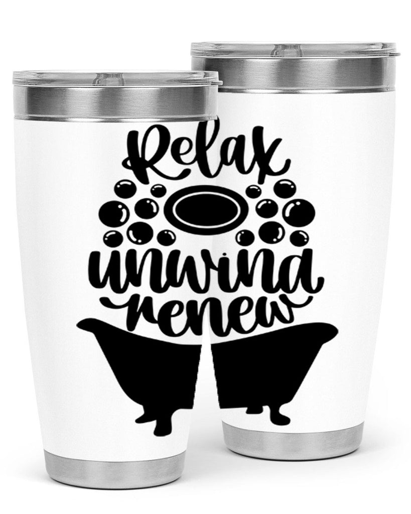 relax unwind renew 19#- bathroom- Tumbler
