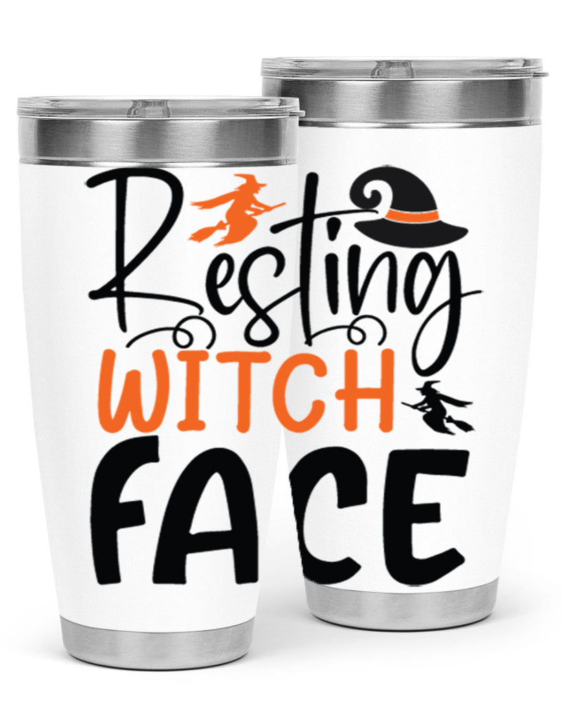 resting witch face 108#- halloween- Tumbler