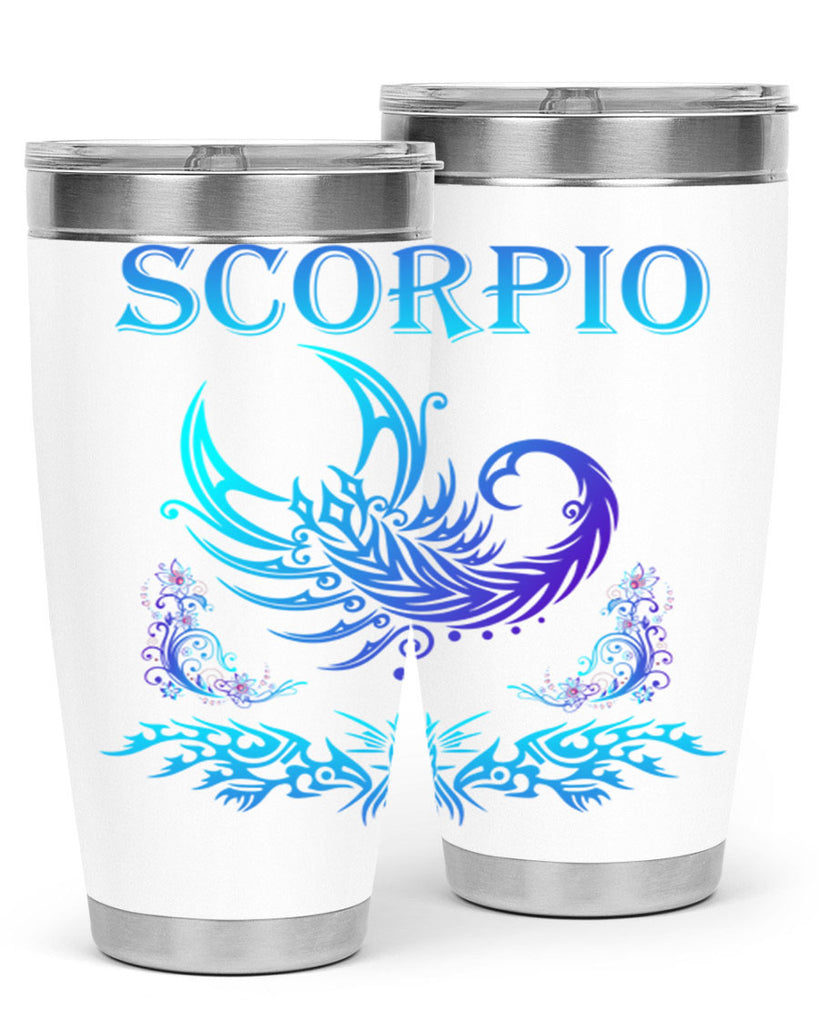 scorpio 449#- zodiac- Tumbler