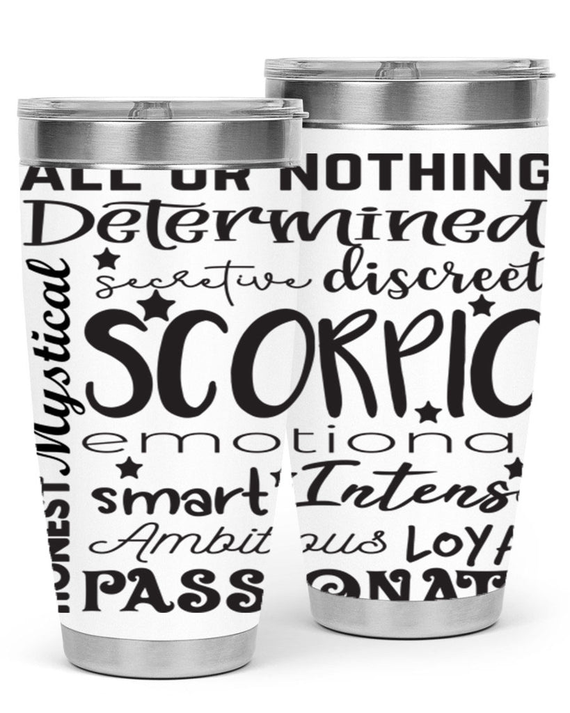 scorpio 572#- zodiac- Tumbler