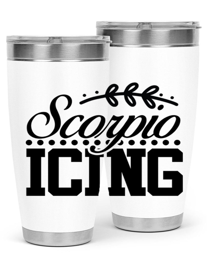 scorpio icing 442#- zodiac- Tumbler
