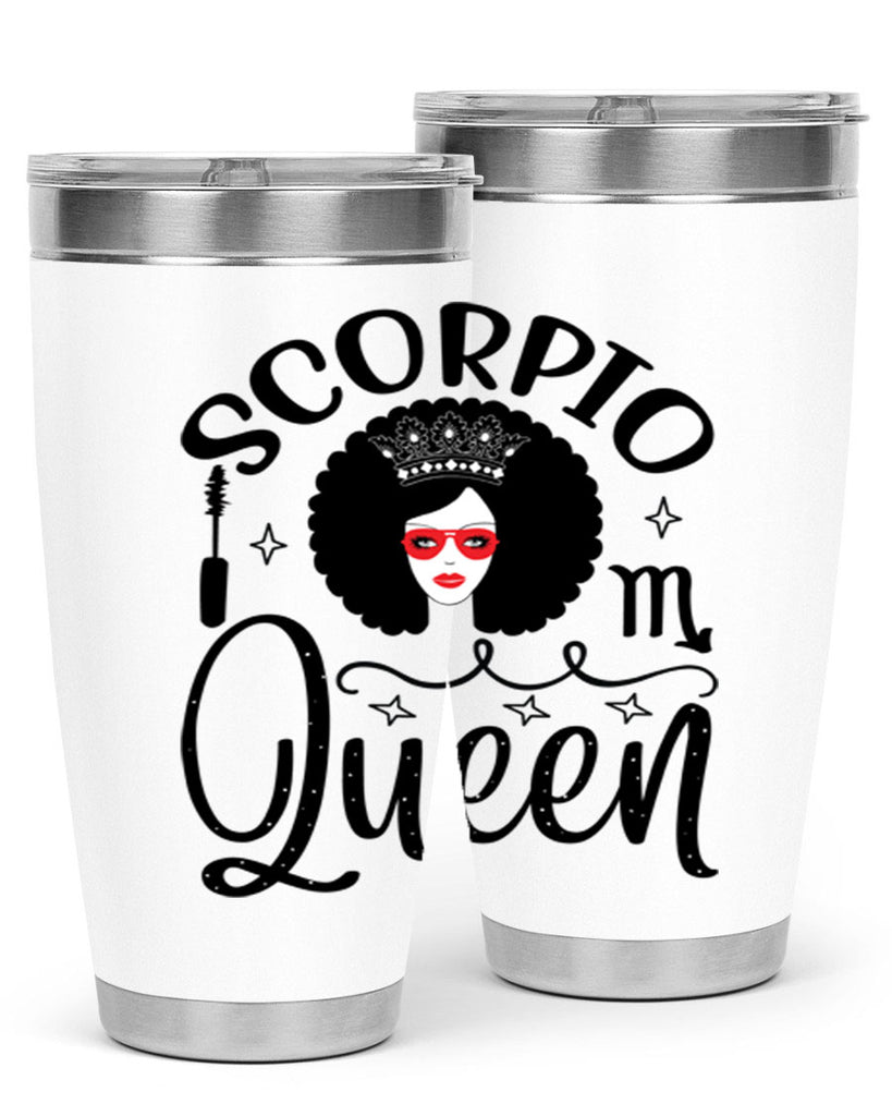 scorpio queen 448#- zodiac- Tumbler