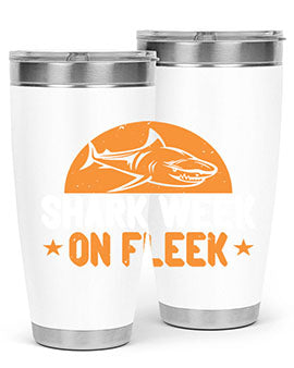 shark week on fleek Style 42#- shark  fish- Tumbler