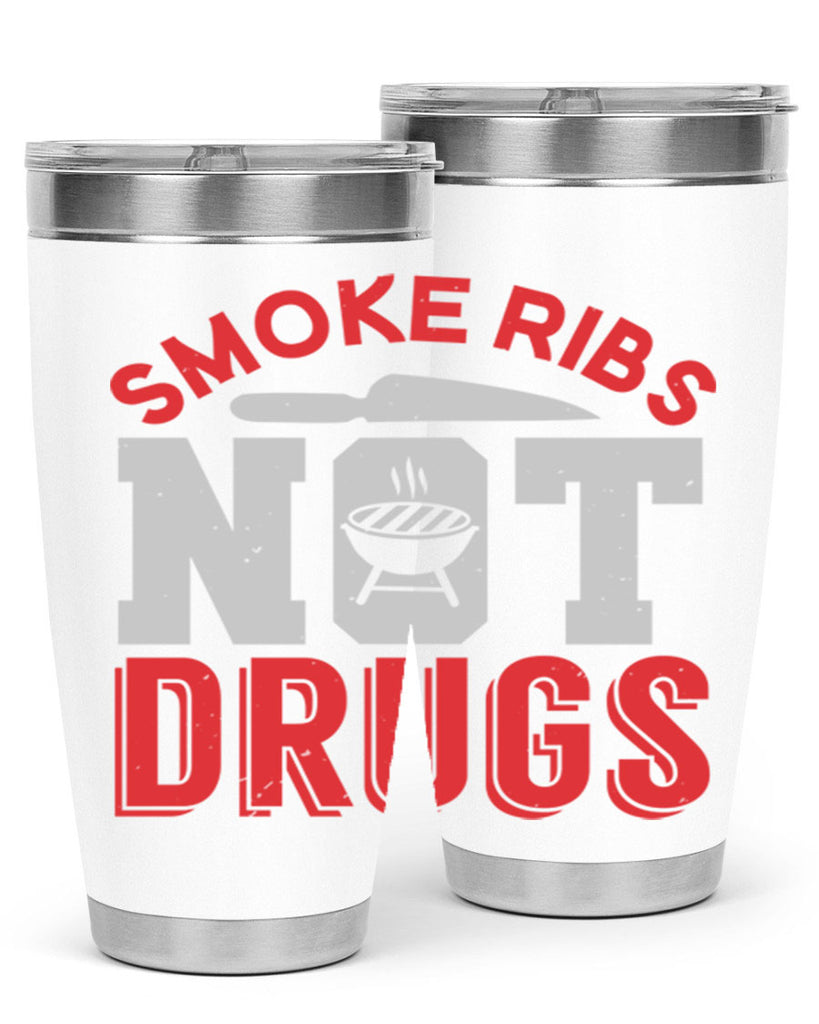 smok ribs not drugs 13#- bbq- Tumbler