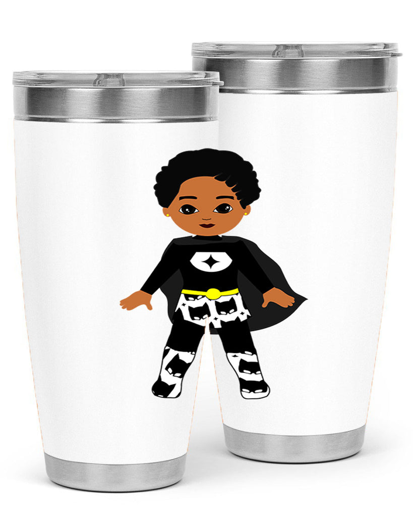 super kid 11#- black men - boys- tumbler
