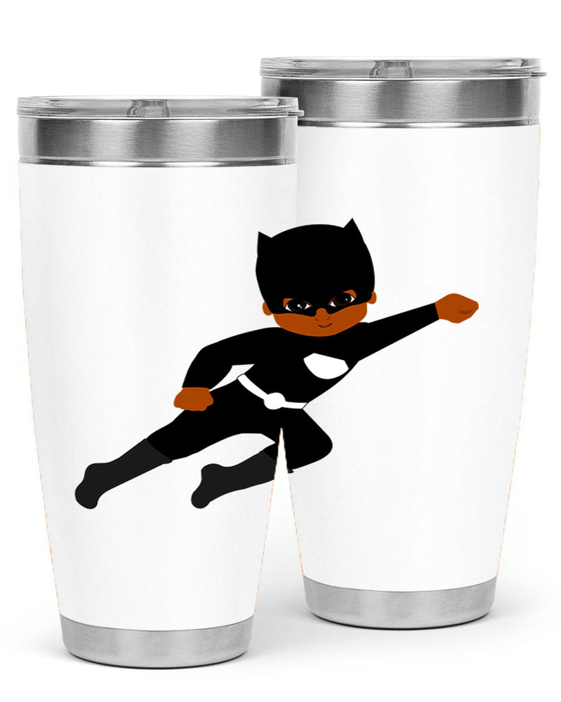 super kid 12#- black men - boys- tumbler