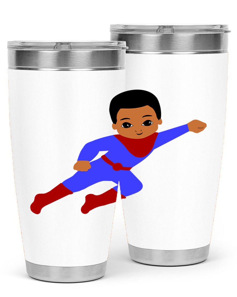 super kid 14#- black men - boys- tumbler