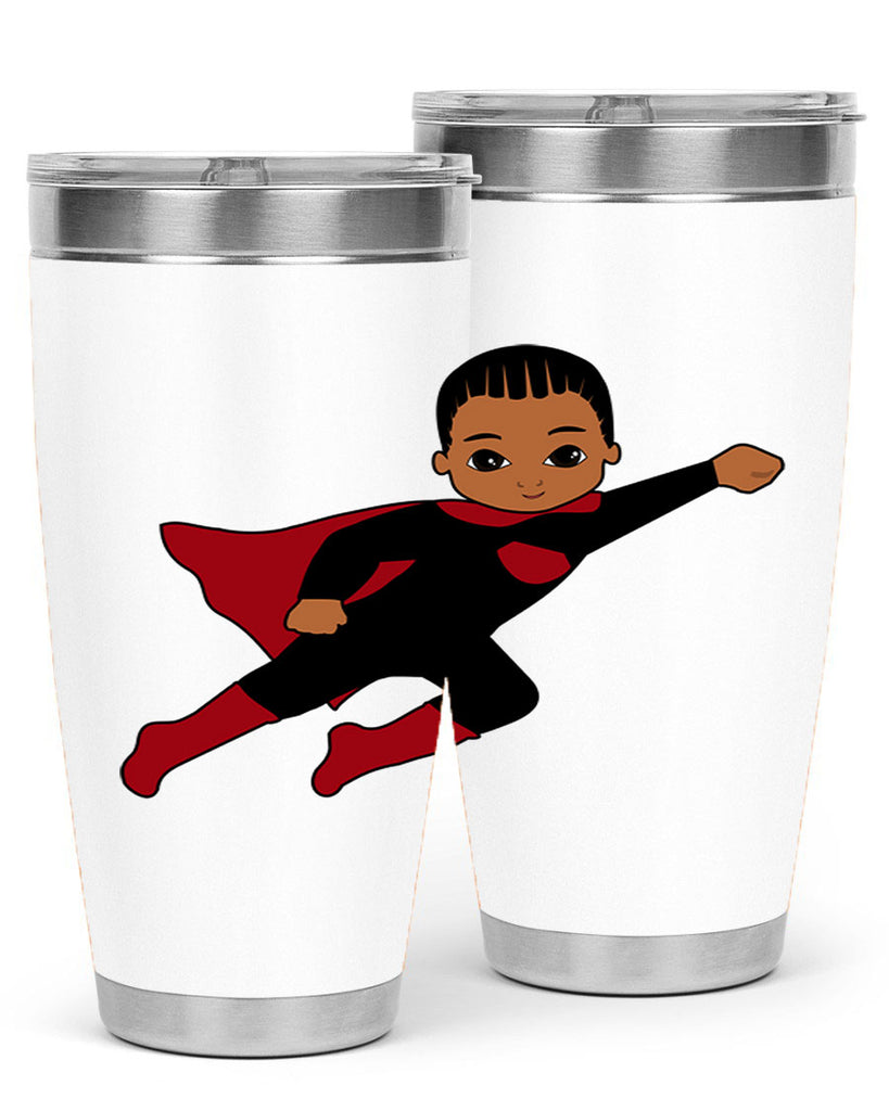 super kid 16#- black men - boys- tumbler