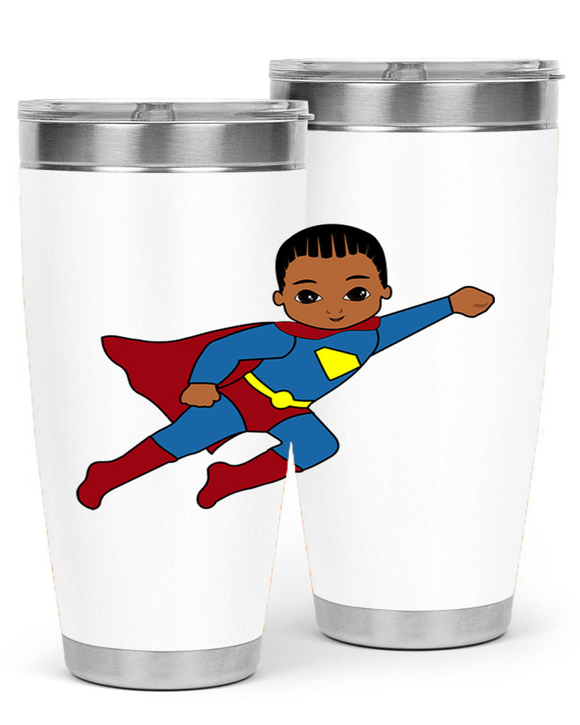 super kid 1#- black men - boys- tumbler