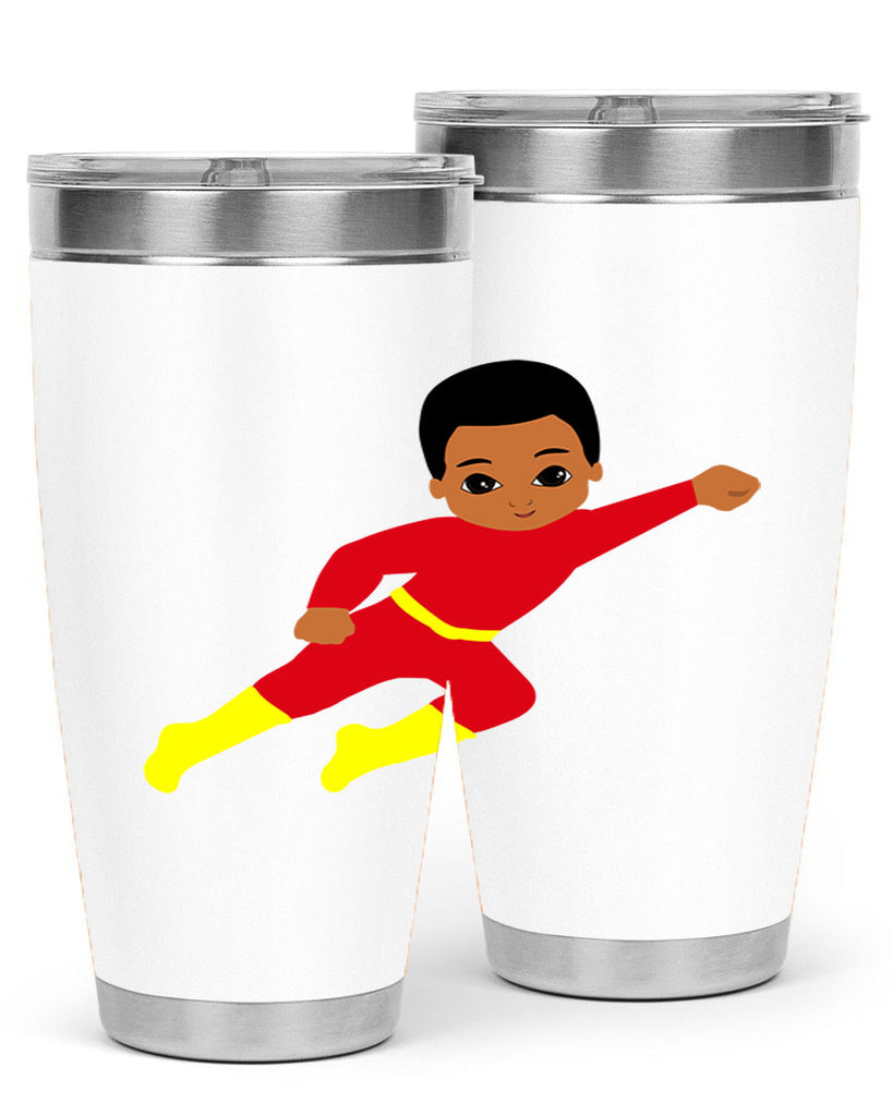super kid 4#- black men - boys- tumbler