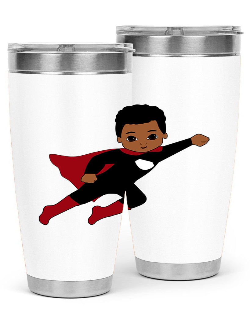 super kid 5#- black men - boys- tumbler