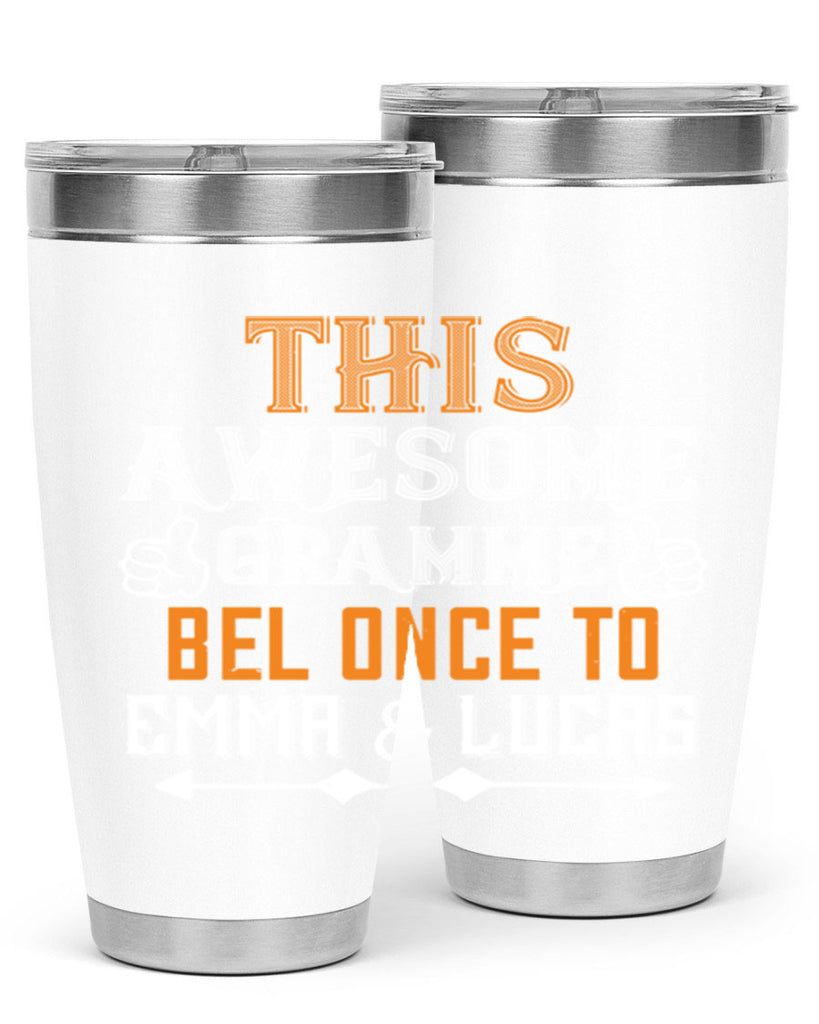 this awesomegramme 4#- grandpa - papa- Tumbler