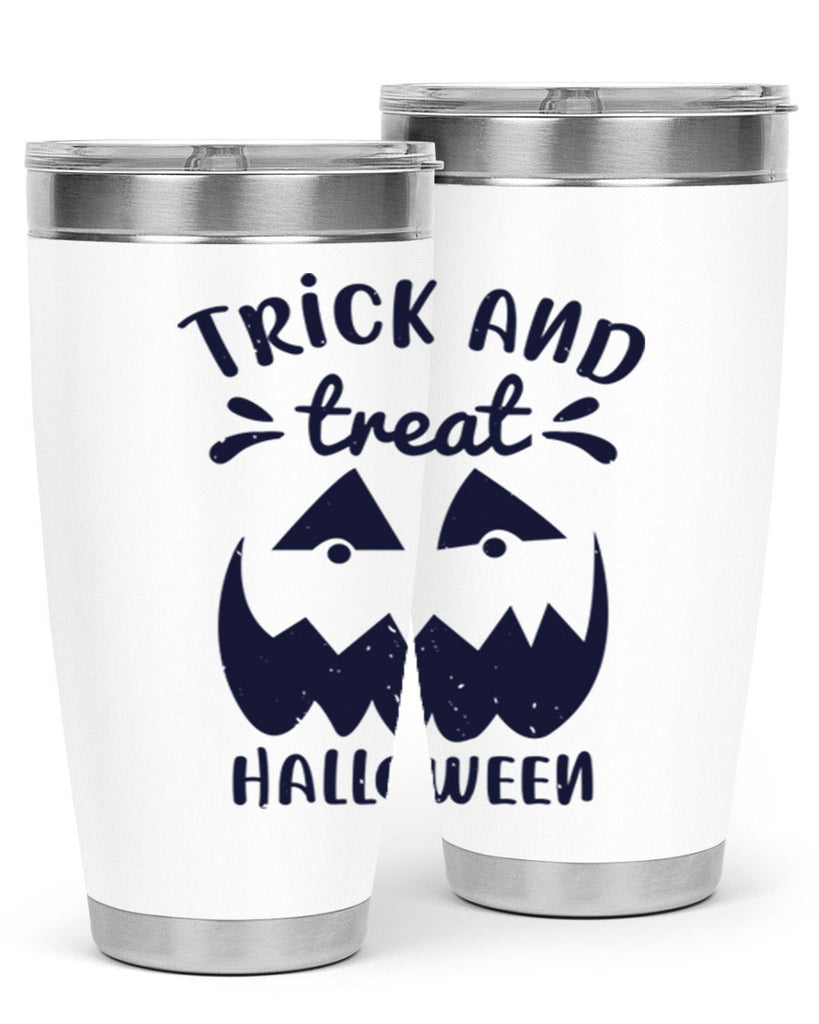 trick and treat halloween 126#- halloween- Tumbler