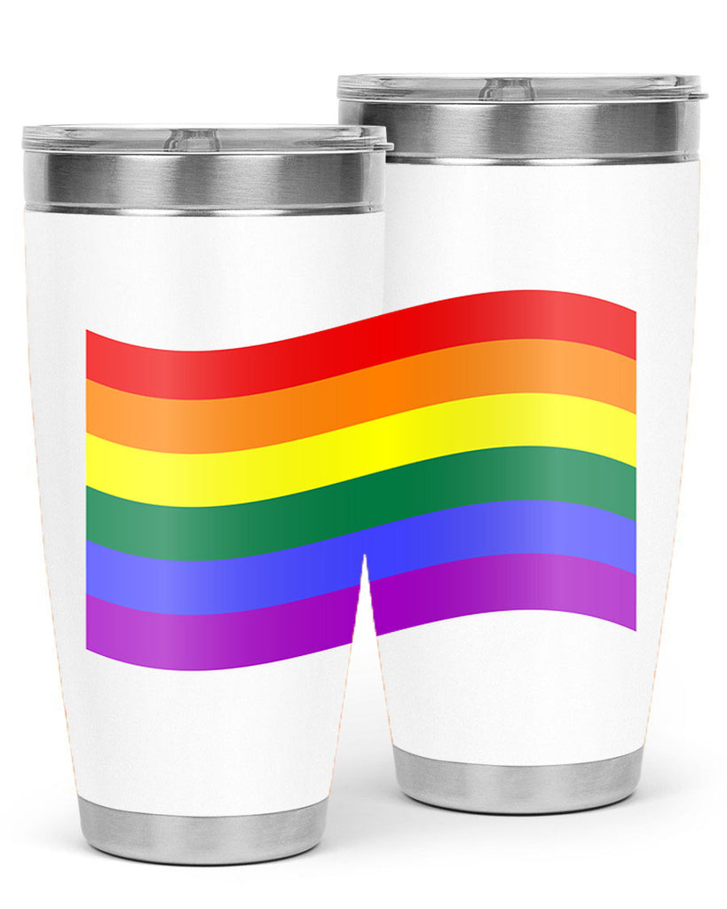 wavy rainbow flag 1#- lgbt- Tumbler