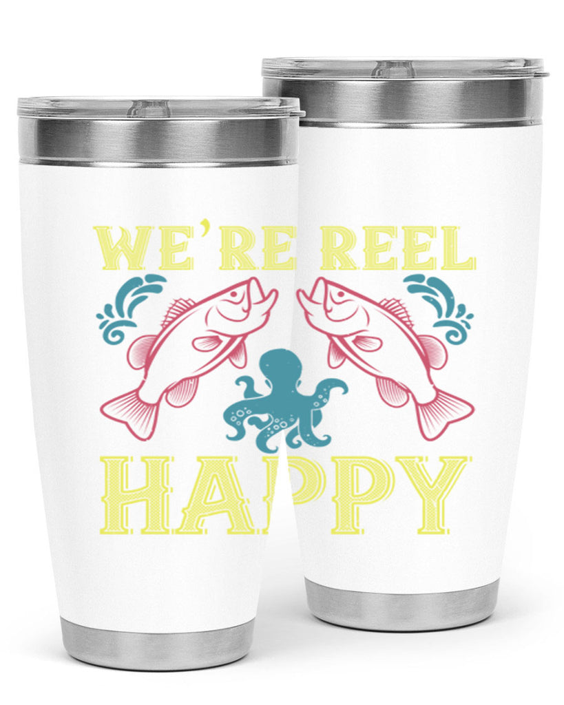 we’re reel happy 233#- fishing- Tumbler