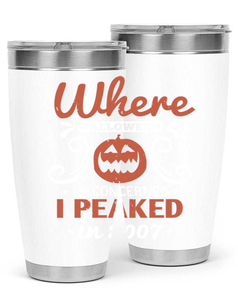 where halloween is 122#- halloween- Tumbler
