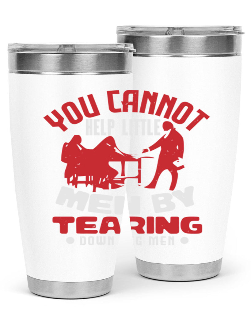 you cannot help little men Style 72#- Fourt Of July- Tumbler