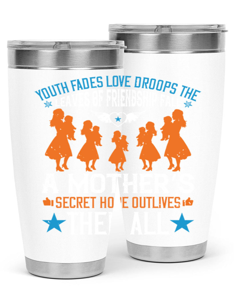 youth fades love droops 9#- mothers day- Tumbler
