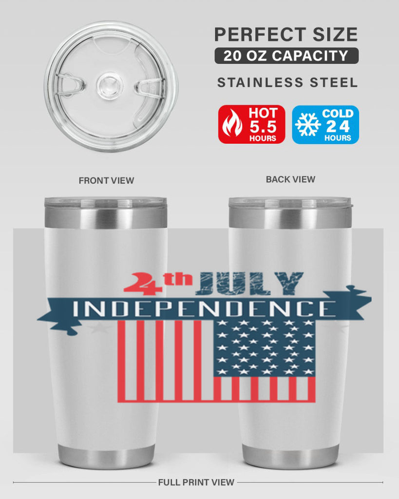 4th July Independent Style 65#- Fourt Of July- Tumbler