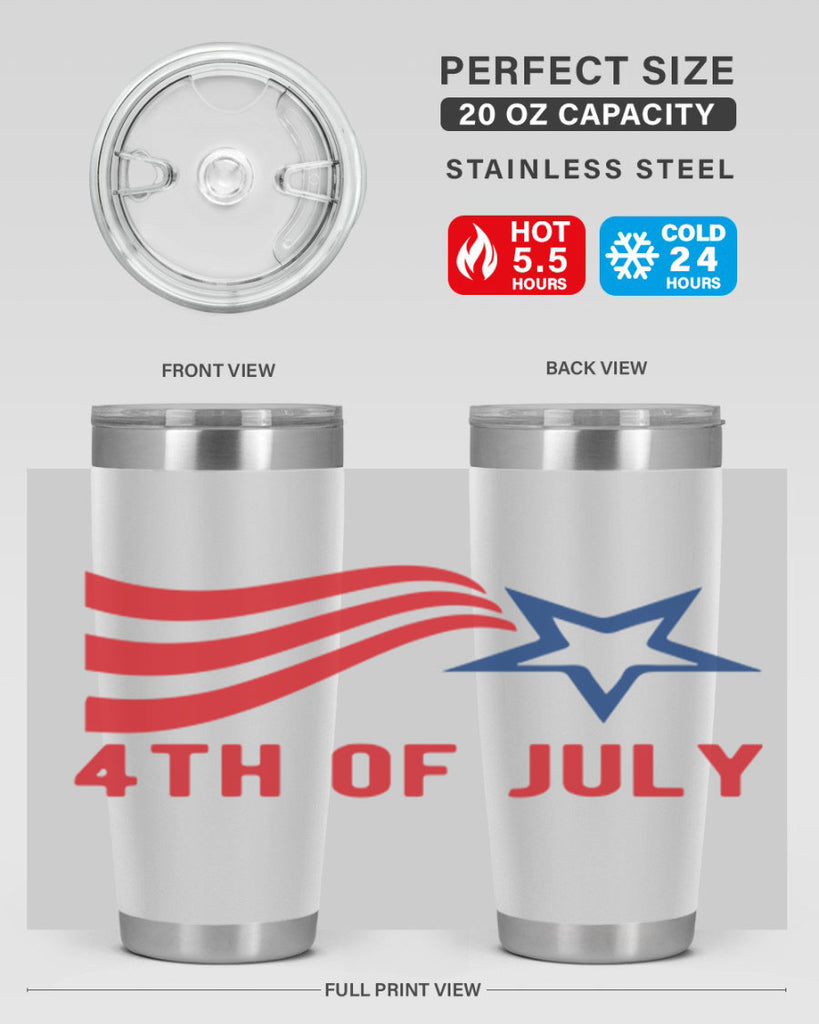 4th of July design Style 66#- Fourt Of July- Tumbler