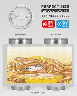 A beautiful and happy princess with gold dress game 131#- anime- Tumbler