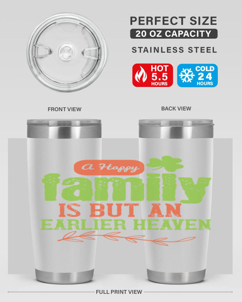 A happy family is but an earlier heaven Style 54#- baby- Tumbler