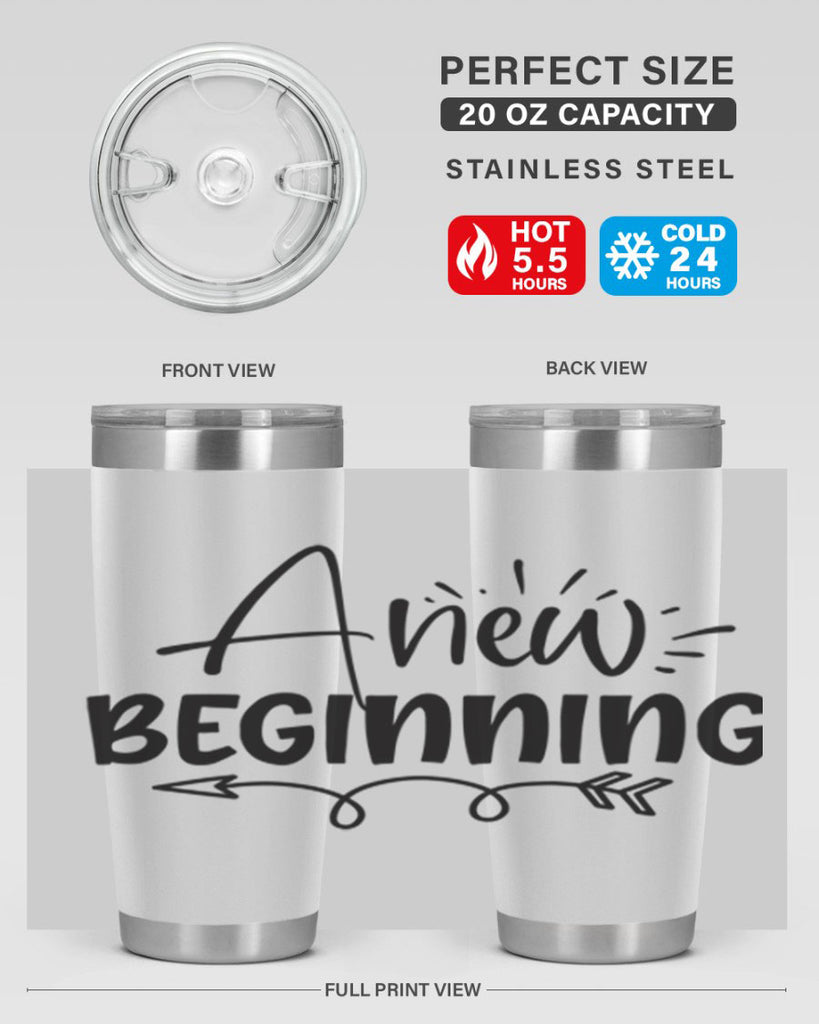 A new beginning 1#- spring- Tumbler
