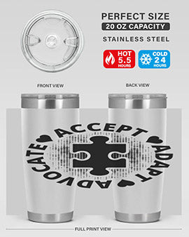Accept Style 41#- autism- Tumbler