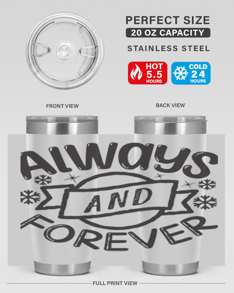 Always and forever 16#- winter- Tumbler