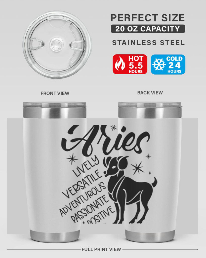 Aries 100#- zodiac- Tumbler