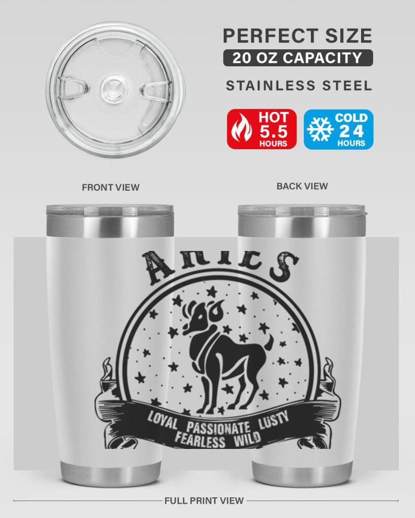 Aries 1#- zodiac- Tumbler