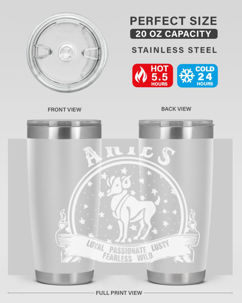 Aries 2#- zodiac- Tumbler