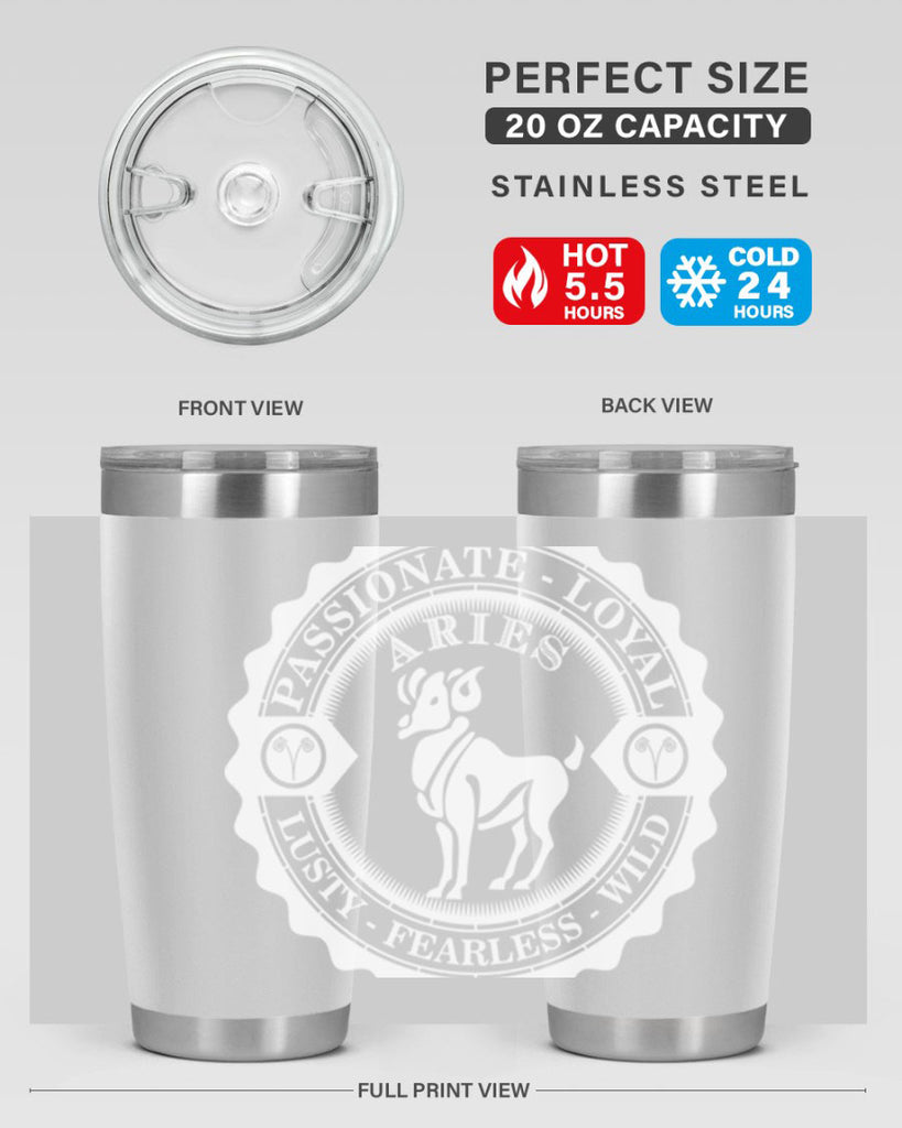Aries 4#- zodiac- Tumbler