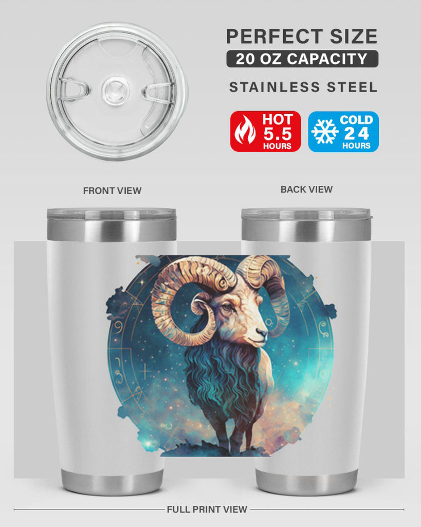Aries 92#- zodiac- Tumbler