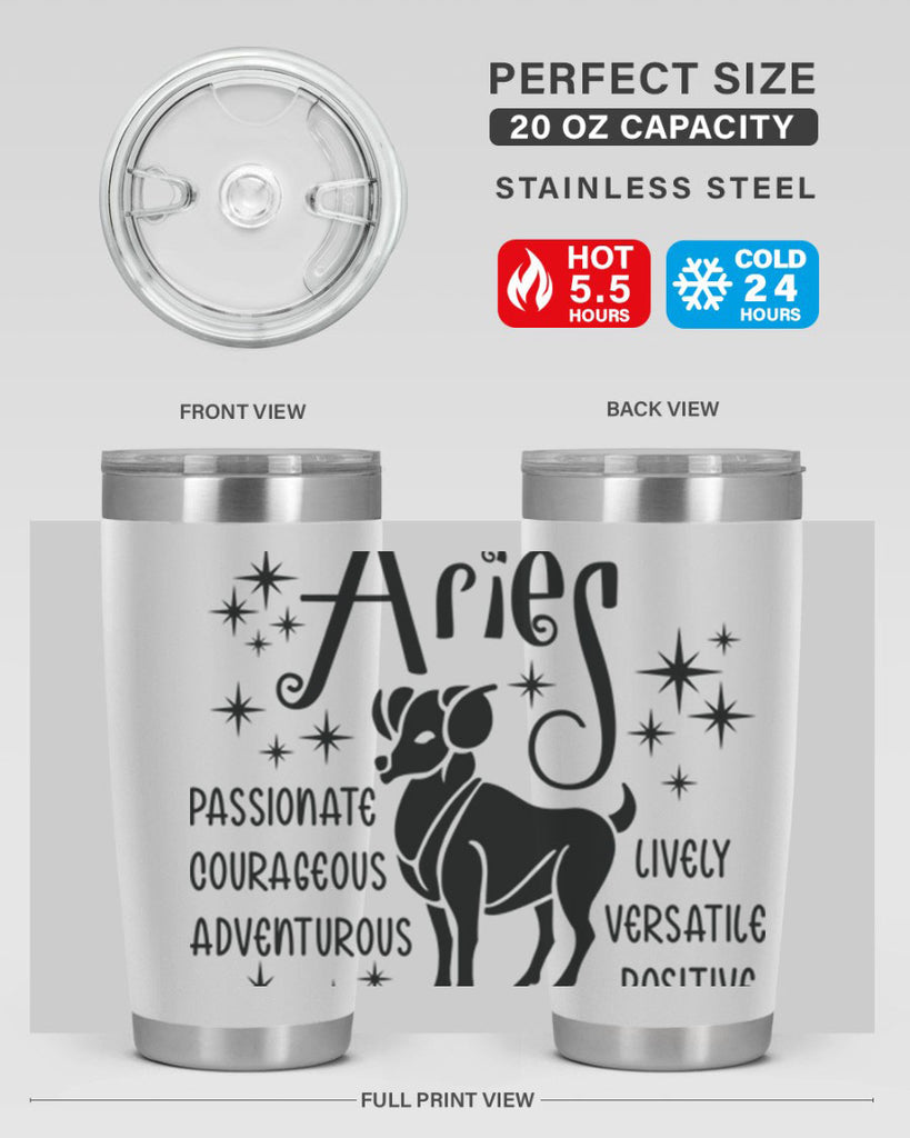 Aries 93#- zodiac- Tumbler