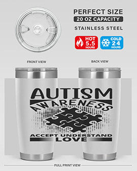Autism awareness Style 43#- autism- Tumbler