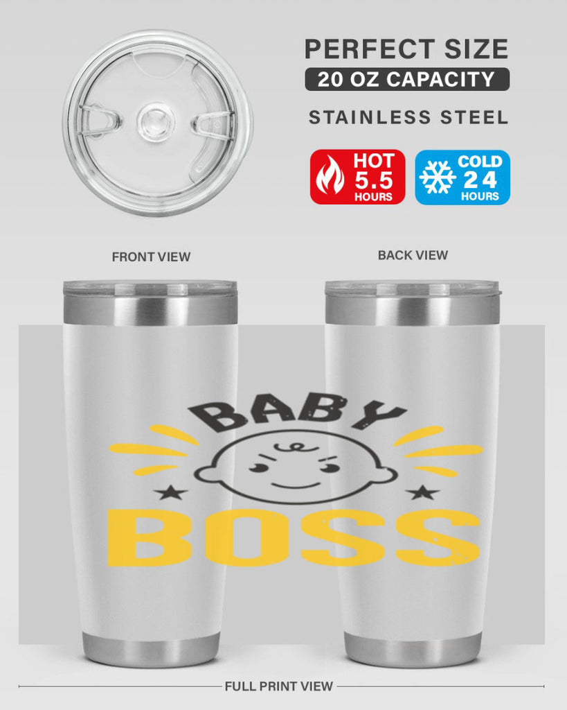 Baby Boss Style 6#- baby shower- tumbler