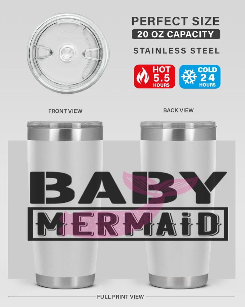 Baby mermaid 29#- mermaid- Tumbler
