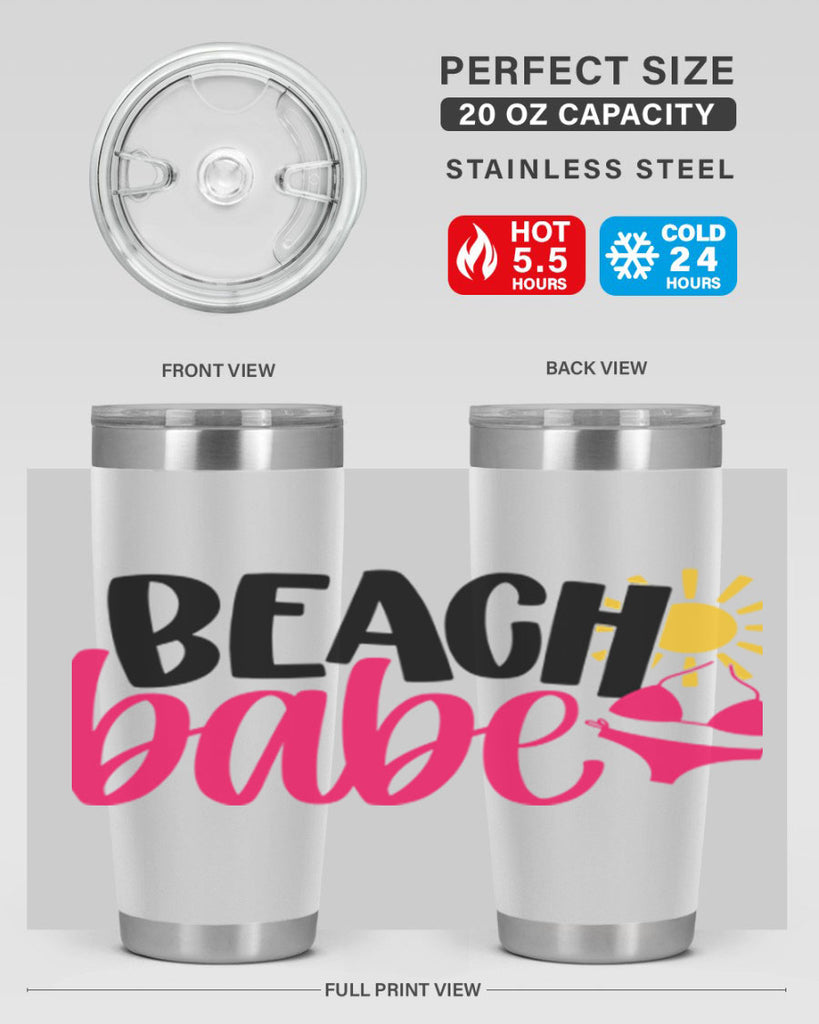 Beach Babe Style 52#- summer- Tumbler