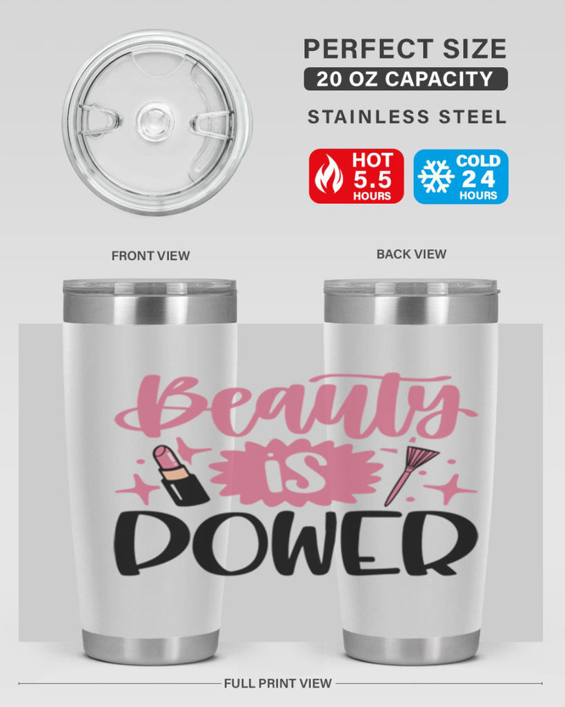 Beauty Is Power Style 135#- make up- Tumbler