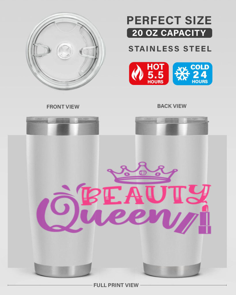 Beauty Queen Style 250#- make up- Tumbler