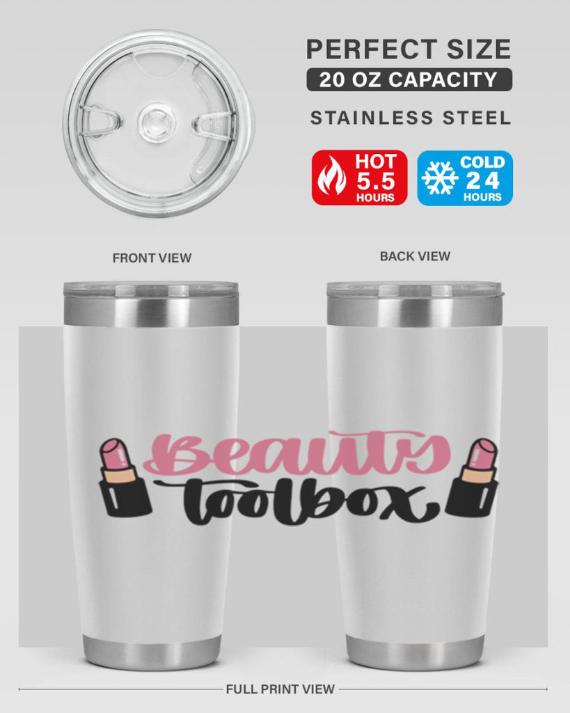 Beauty Toolbox Style 134#- make up- Tumbler