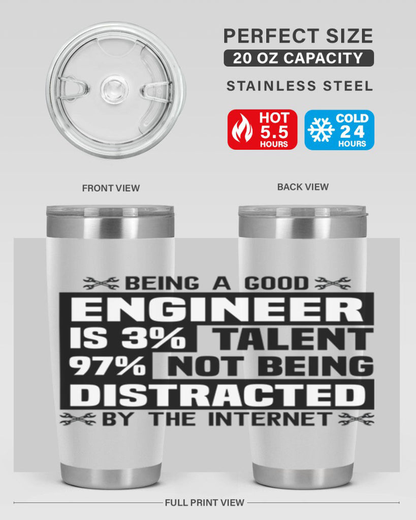 Being a good Style 20#- engineer- tumbler