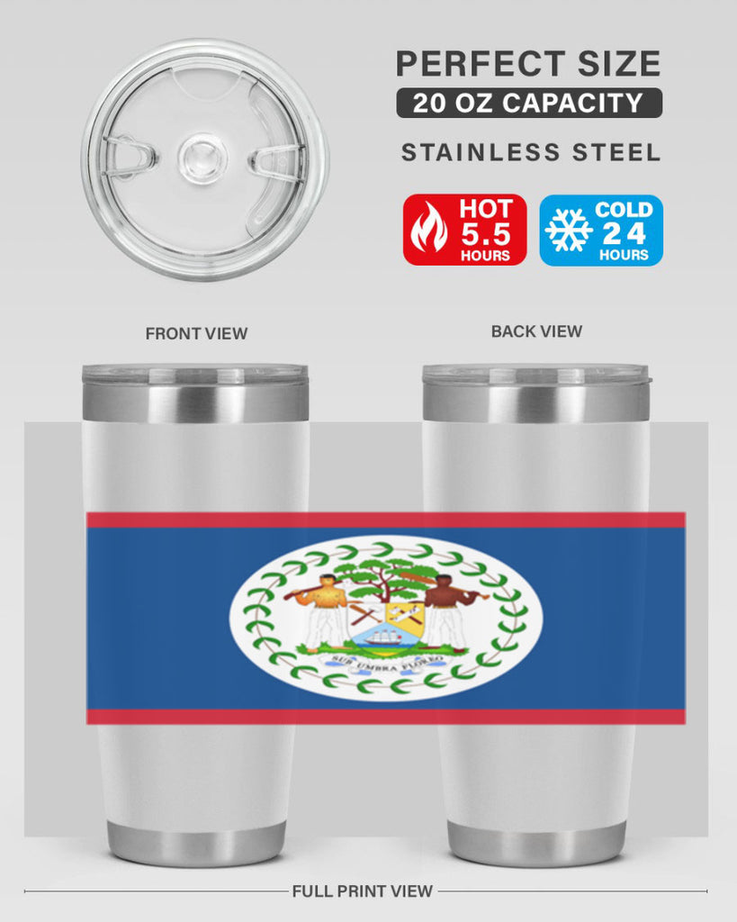Belize 180#- world flags- Tumbler