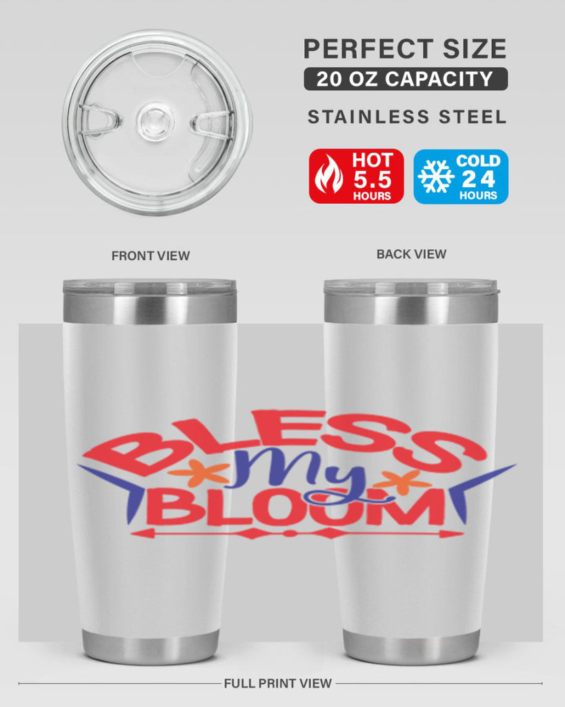 Bless My Bloom 38#- spring- Tumbler
